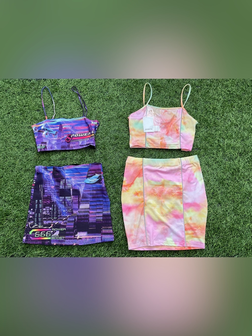 Mini Skirt set bundle — Multicolor